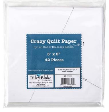 Lori Holt 5″ Crazy Quilt Paper