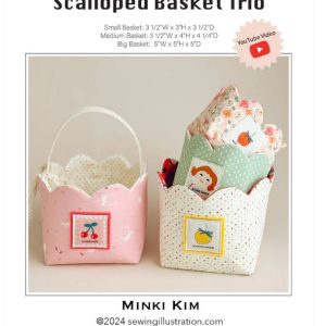 Minki Kim Scalloped Basket Trio Pattern