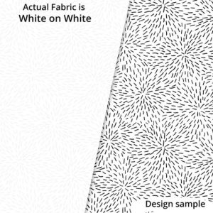 P & B Textiles Ramblings 11 White Starburst