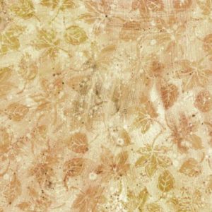 QT Fabrics Flourish Stucco Leaf Light Brown