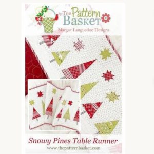 The Pattern Basket Snowy Pines Table Runner Pattern