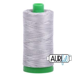 Aurifil 40wt Cotton Thread Variegated Gray