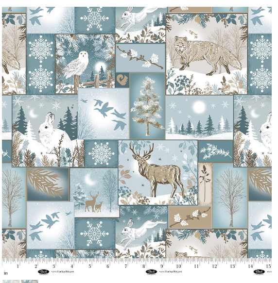 Winter Whispers Winter Patch Light Blue