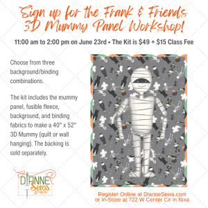 Mummy Panel Workshop June 23rd