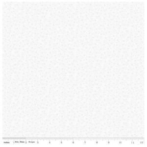 Riley Blake Floret White-on-White