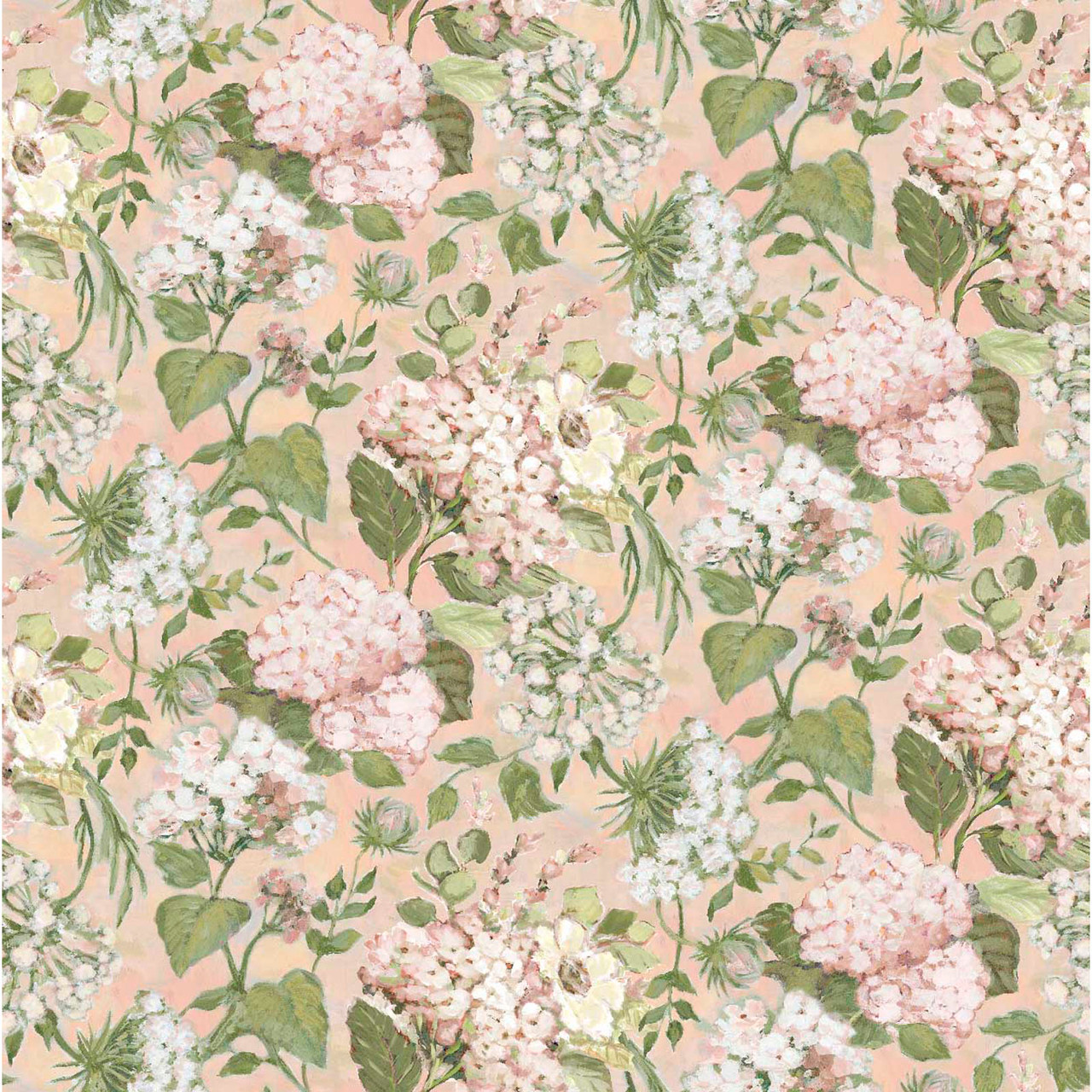 Hydrangea Reverie Packed Floral Blush
