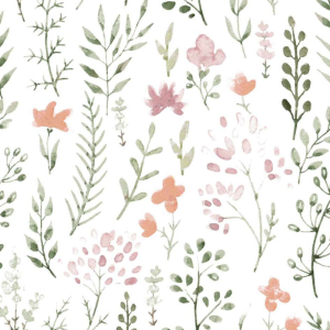 Nursery Flannel Colton Watercolor