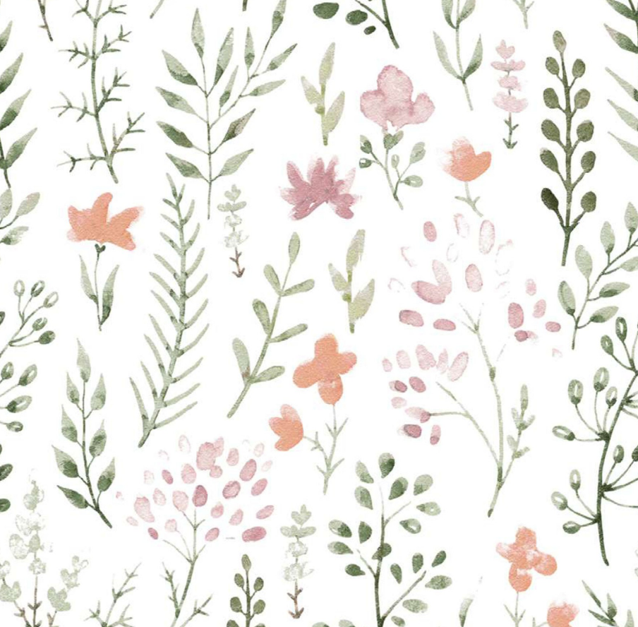 Nursery Flannel Colton Watercolor