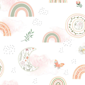 Nursery Flannel Moonbeam Garden