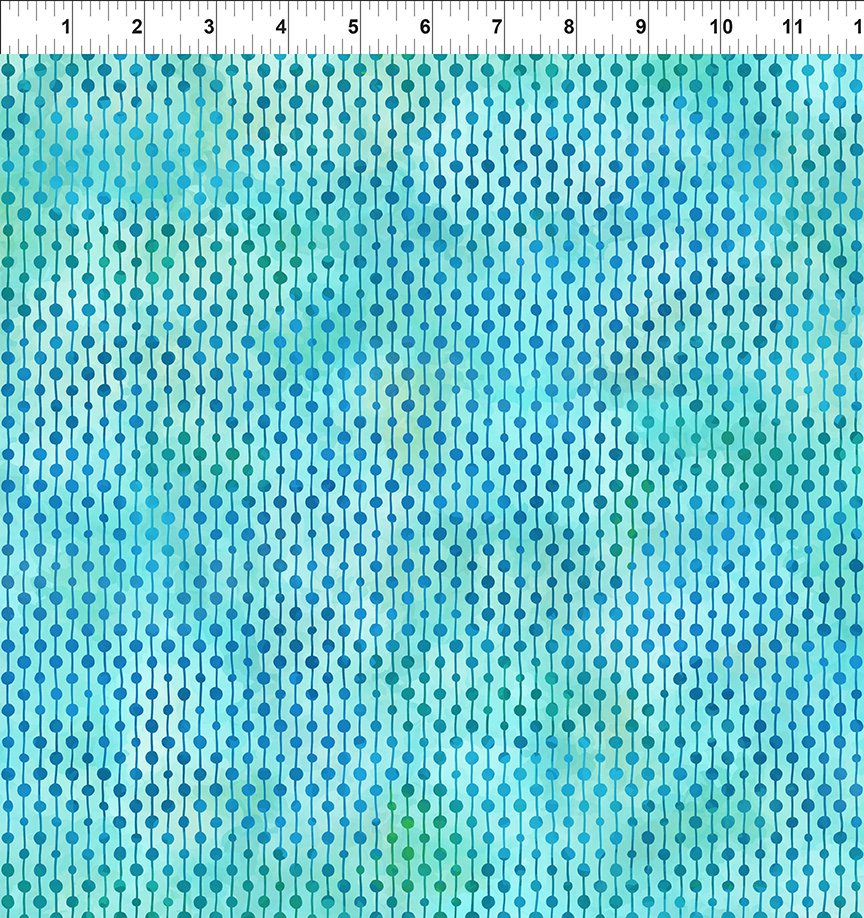 Felicity Teal Dot Stripe