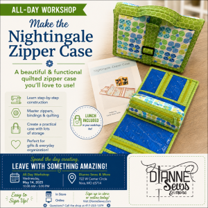 Nightingale Zipper Case Kit Fee for May 14th