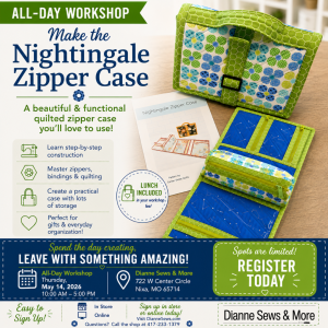 Nightingale Zipper Case Kit Fee for May 14th
