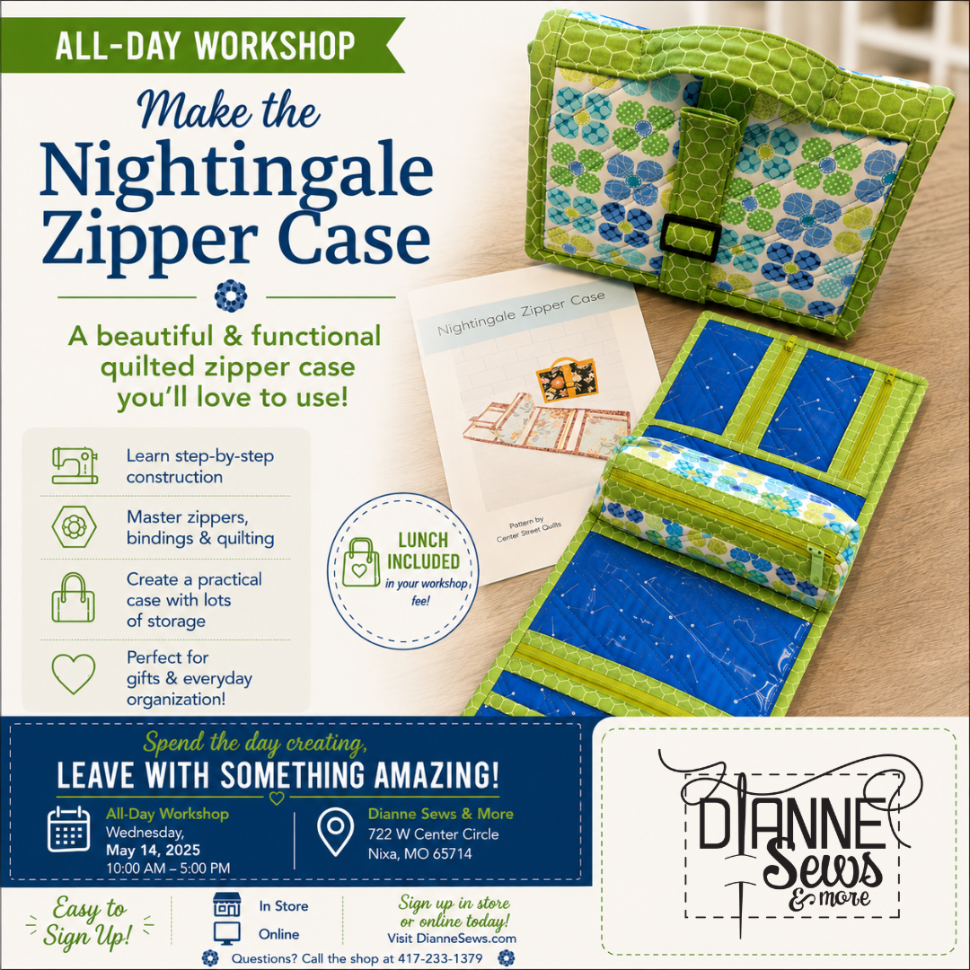Nightingale Zipper Case Kit Fee for May 14th