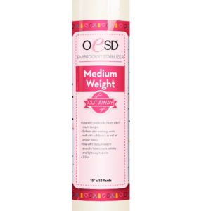 OESD Embroidery Stabilizer Med Wt Cut Away 15" X 10yds