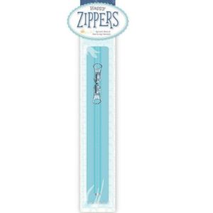 Riley Blake Happy Zippers 16" Aqua by Lori Holt
