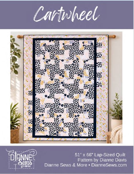 Cartwheel Lap Quilt Pattern