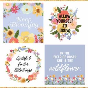 Echo Park Keep Blooming Flora 36" Panel