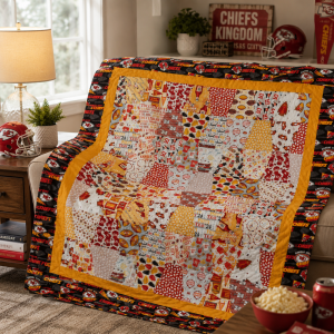 KC Chiefs Fully Precut Tumbler Lap Quilt