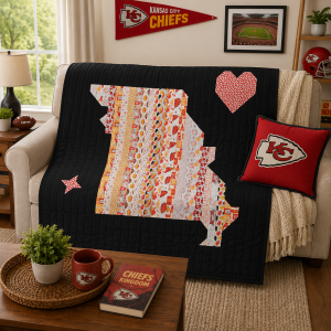 MO Loves the KC Chiefs Lap Quilt Kit