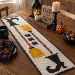 New Wheels Halloween Table Runner Kit
