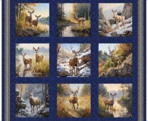 QT Buck Wild Deer Picture Patches