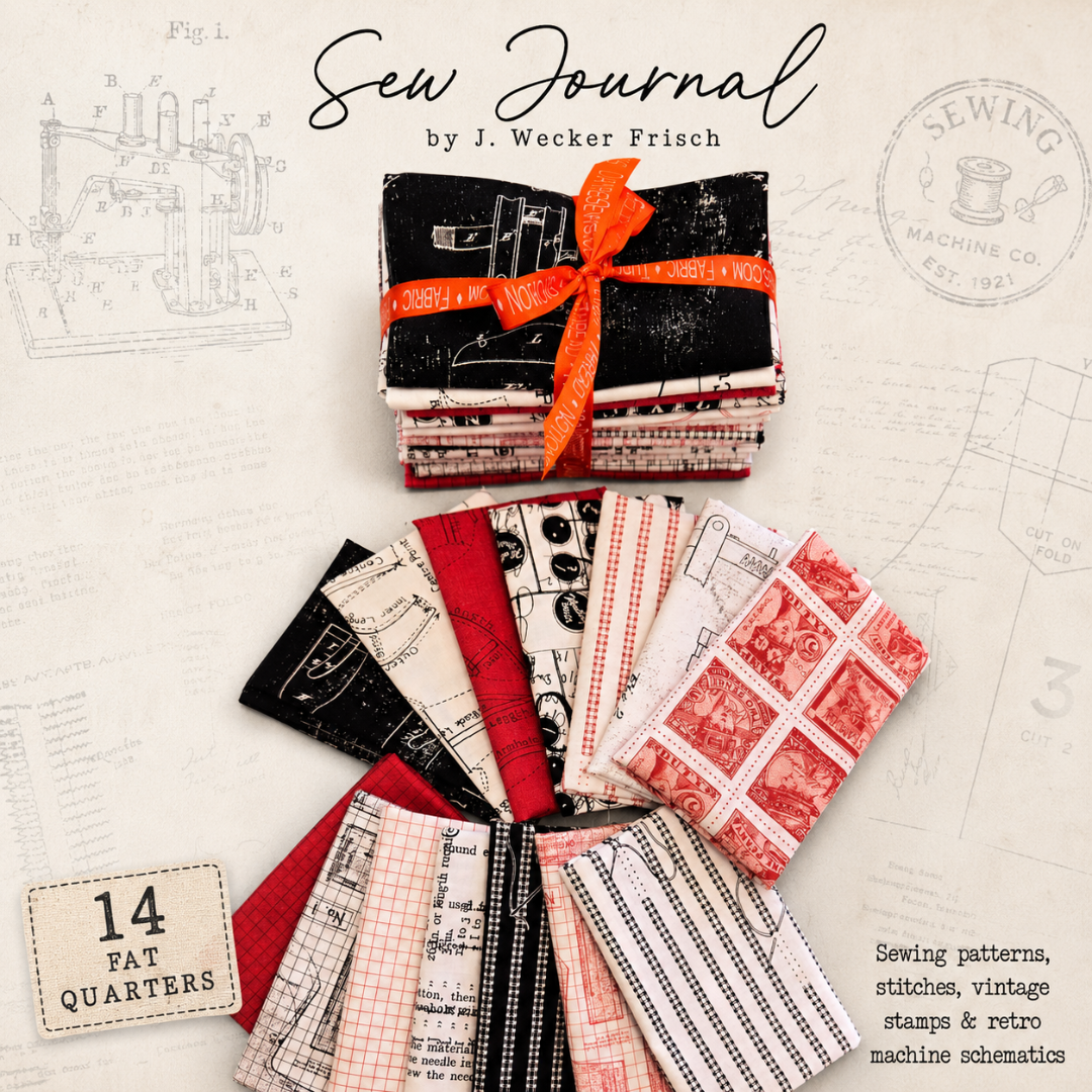 J Wecker Frisch Sew Journal 14pc FQ Bundle