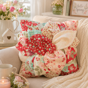 Spring Petal Pop Zinnia Pillow Kit