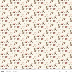 Christmas Greetings Berries Cream