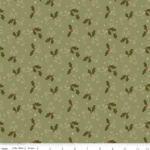 Christmas Greetings Holly Spruce
