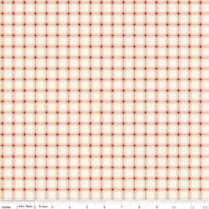 Christmas Greetings Plaid Cream