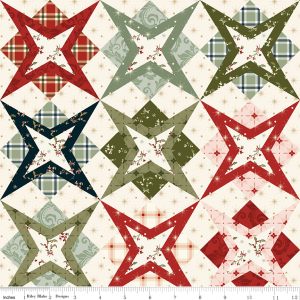 Christmas Greetings Cheater Print Multi