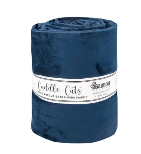 Cuddle Cut 3 Navy Precut Extra Wide 110in
