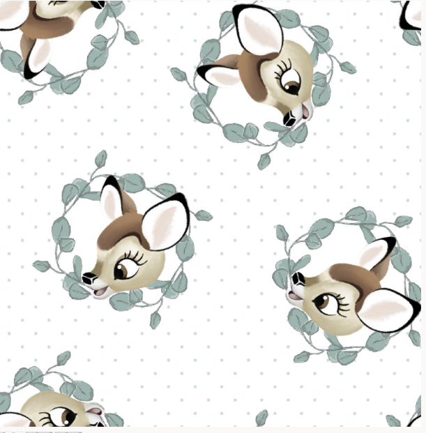 Disney Nursery Bambi Badge White