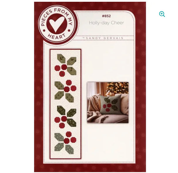 Holly-Day Cheer Runner & Pillow Pattern