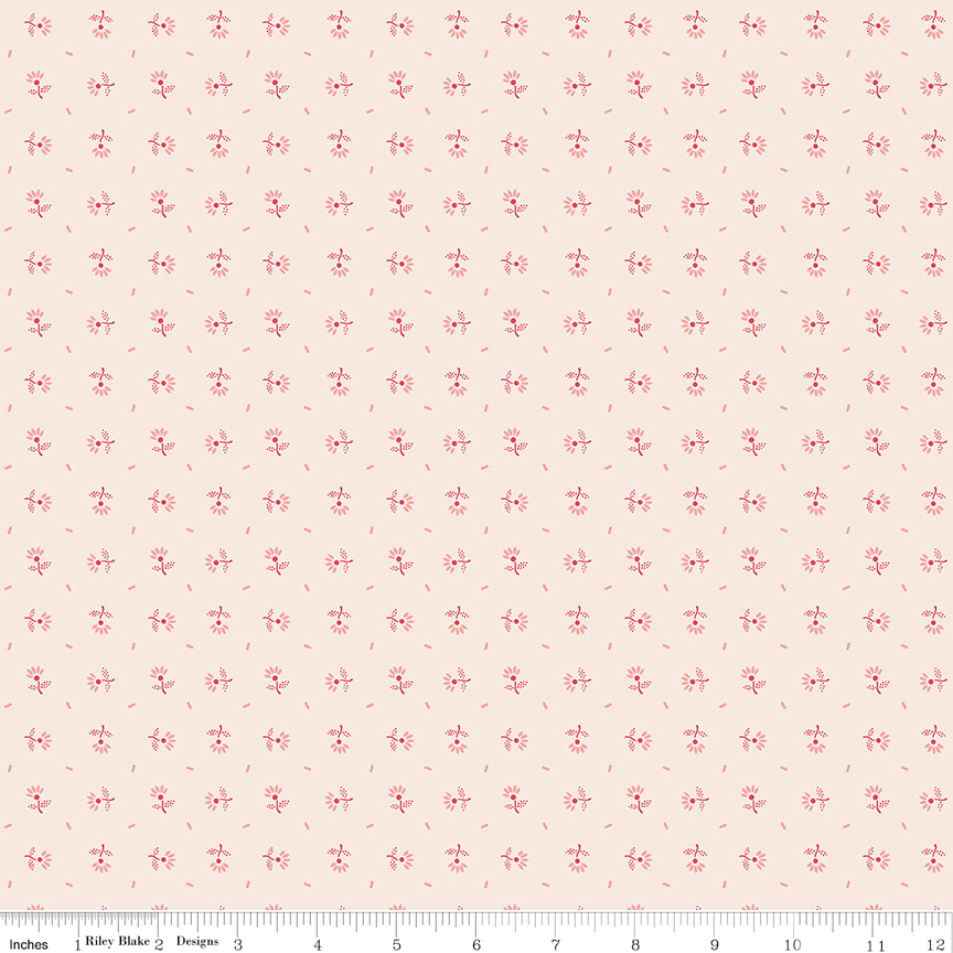 Riley Blake Berry & Sage Blooms Latte