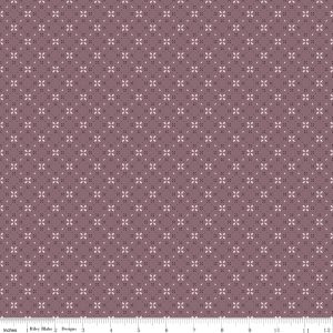 Riley Blake Evening on the Prairie Grape Geo Floral