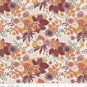 Riley Blake Evening on the Prairie Main Floral Cream
