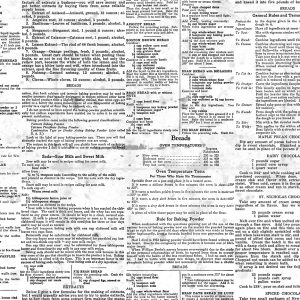 Riley Blake Gingerbread Recipe Text White