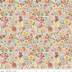 Riley Blake Sketchbook Flower Garden Cream