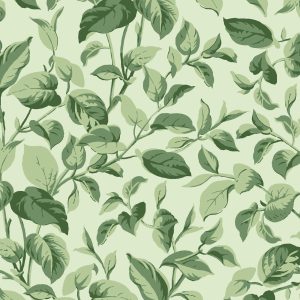 Maywood Studio Lilac Lane Leaves Green