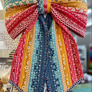 Roll With It Jelly Roll Quilted Bow