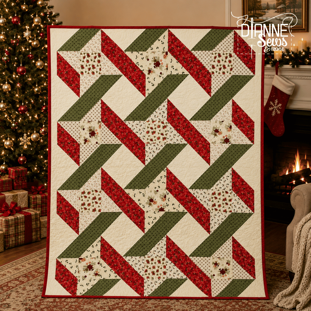 Wrapped in Christmas Quilt Kit