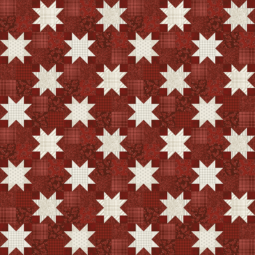 American Valor Quilt Dark Red