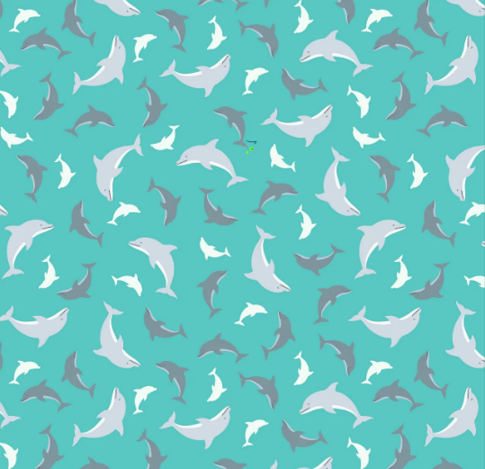 Lewis & Irene Ocean Glow Scattered Dolphins