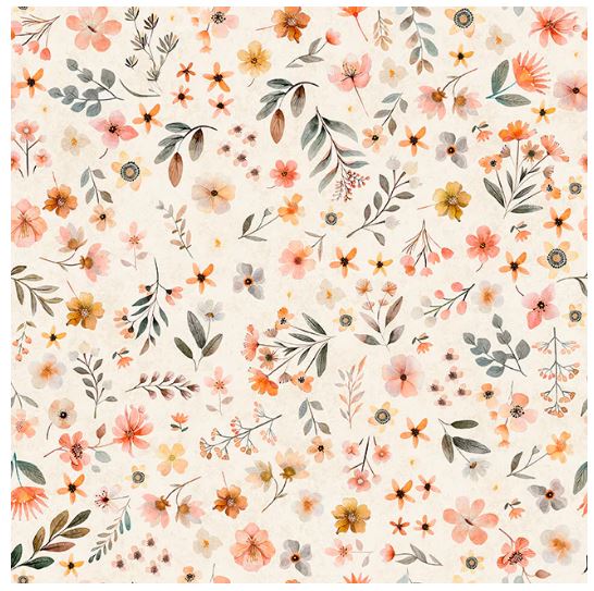 Hedgehugs Floral Toss Cream