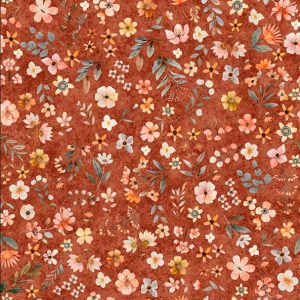 Hedgehugs Floral Toss Paprika