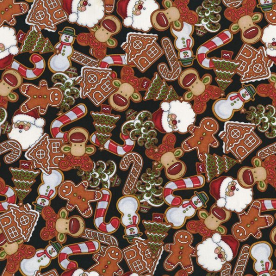 Dan Morris Holly Jolly Cookie Toss Black