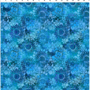 I Dream in Color Shadow Blue Floral
