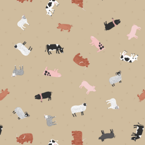 Small Things Countryside Farm Animals Jute