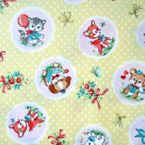 Margaret & Sophie Kawaii Friends Vintage Animals Yellow